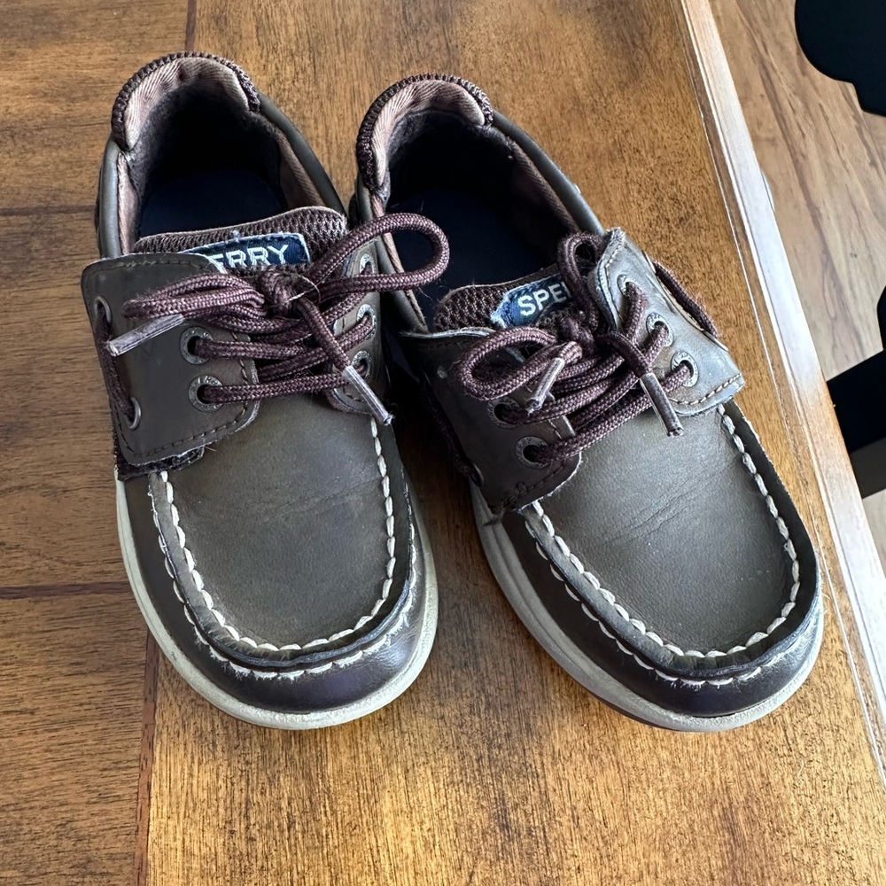 Sperry Kids Brown Boat Shoes